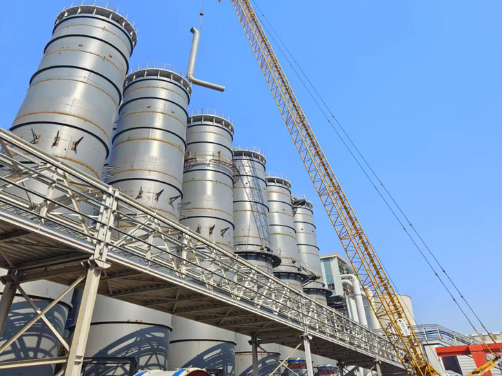 山東鋼廠精脫硫管道項目