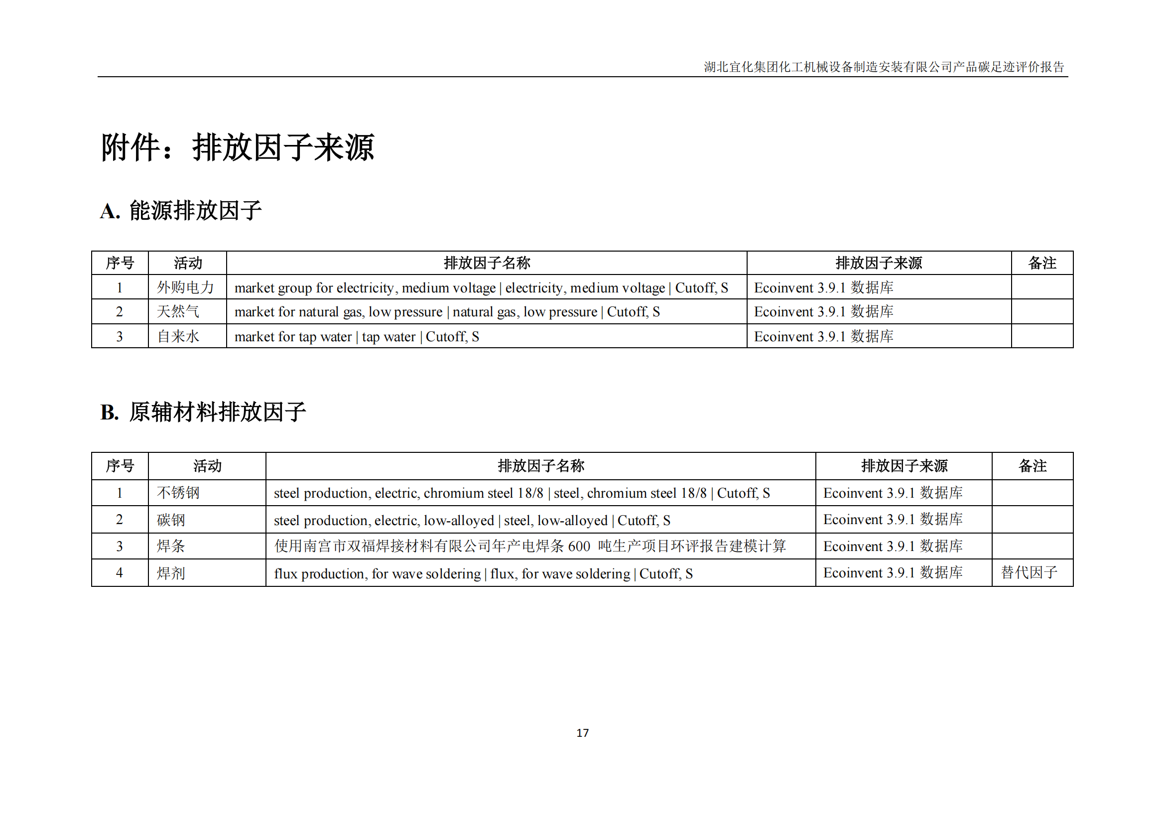 湖北宜化集團化工機械設備制造安裝有限公司碳足跡信息公示(圖20) undefined